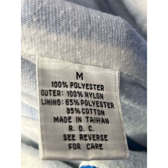 Vintage nylon windpants cotton lined blue/Pink medium pockets‎ - Picture 4 of 5